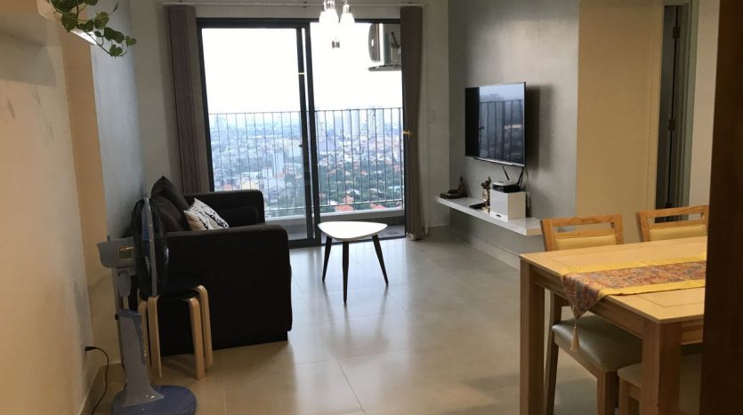 River view, high floor, 2 bedrooms, $700 per month, in Masteri Thao Dien District 2