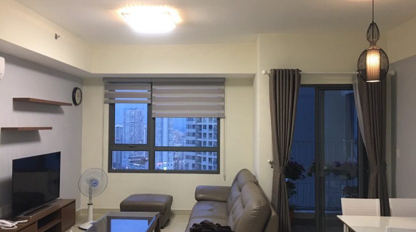 2 bedrooms with new furniture in Masteri Thao Dien for rent, River view, high floor, $700