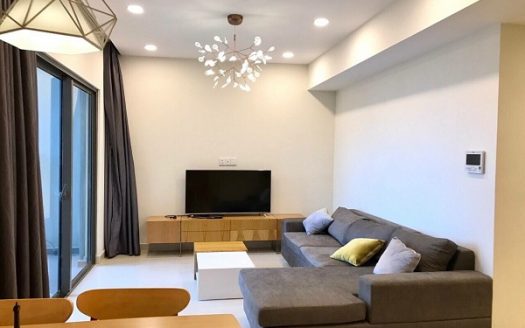 Masteri Thao Dien apartment with white color, modern design, 2Brs, $800