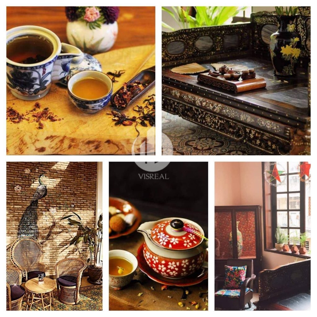Escape from the stresses of life with the Oriental style tea shops in Saigon.
