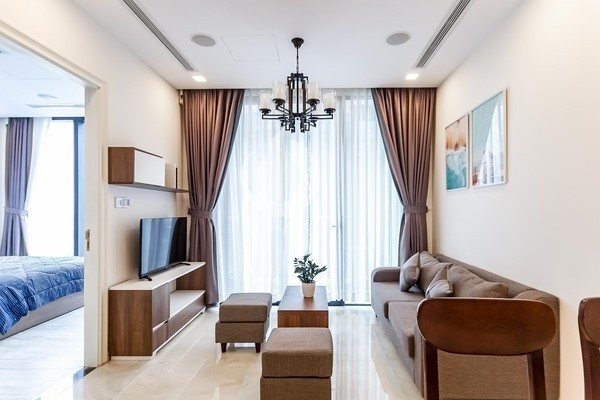 Vinhomes Golden River Apartment – Luxury interior design two bedrooms, River View.