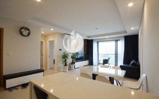Diamond Island Apartment – The apartment is elegantly designed with an elegant white color.