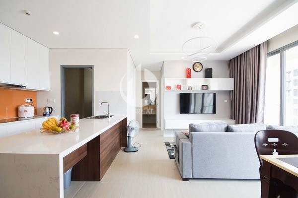Diamond Island Apartment – The apartment possesses a sophisticated, minimalist and quiet style.