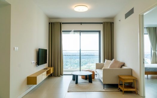Gateway Thao Dien Apartment - A two-bedroom apartment on a high floor with a nice view and natural light