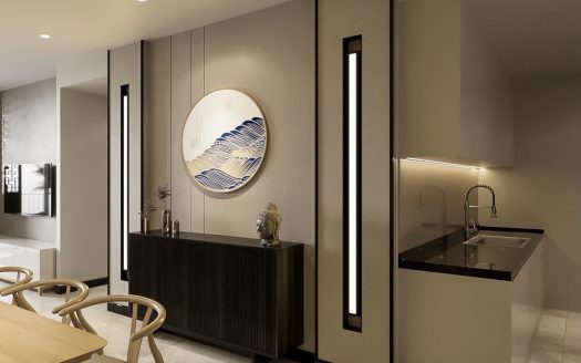 Japanese Style 3 Bedroom Apartment for Rent in Waterina