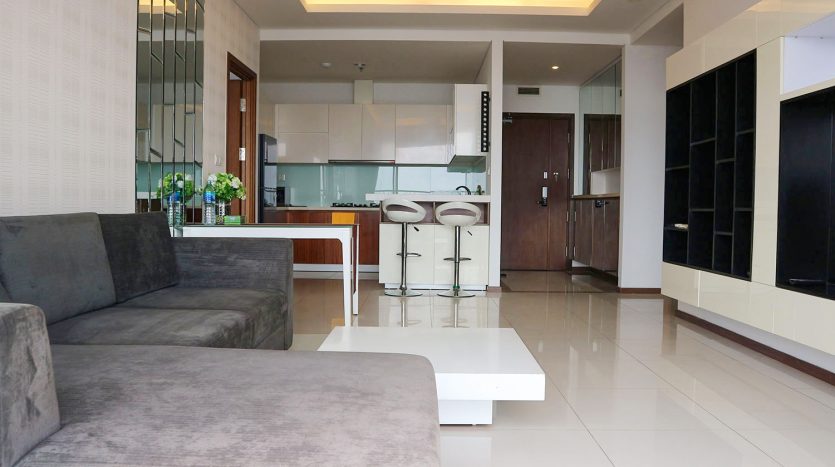 Apartment for rent in Thao Dien Pearl - 2 bedroom, simple and modern