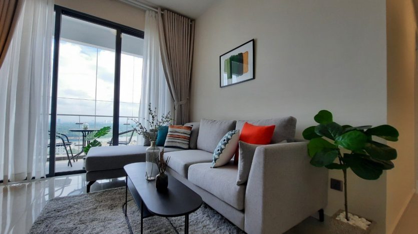 Apartment for rent in Q2 Thao Dien - Living room