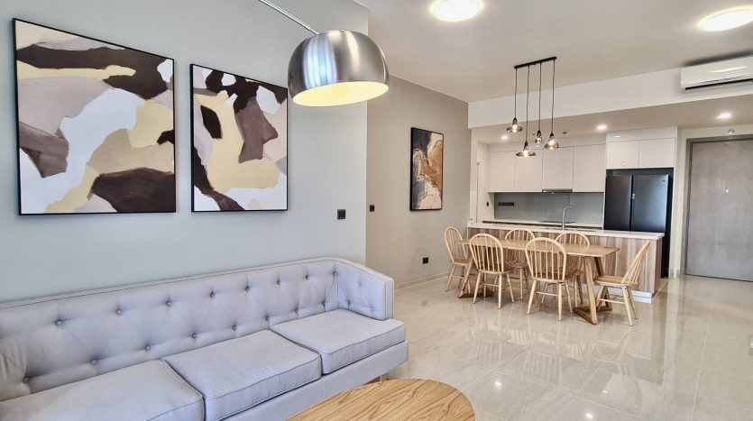 Q2 Thao Dien apartment for rent - Living room