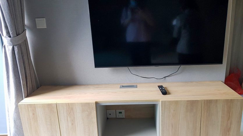 TV and its handy cabinet