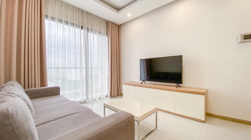 New City Thu Thiem apartment for rent - Living room