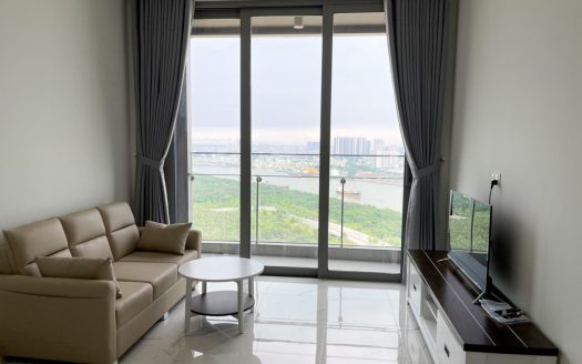 Empire City Apartment – Modern apartment beside green patch, river and city