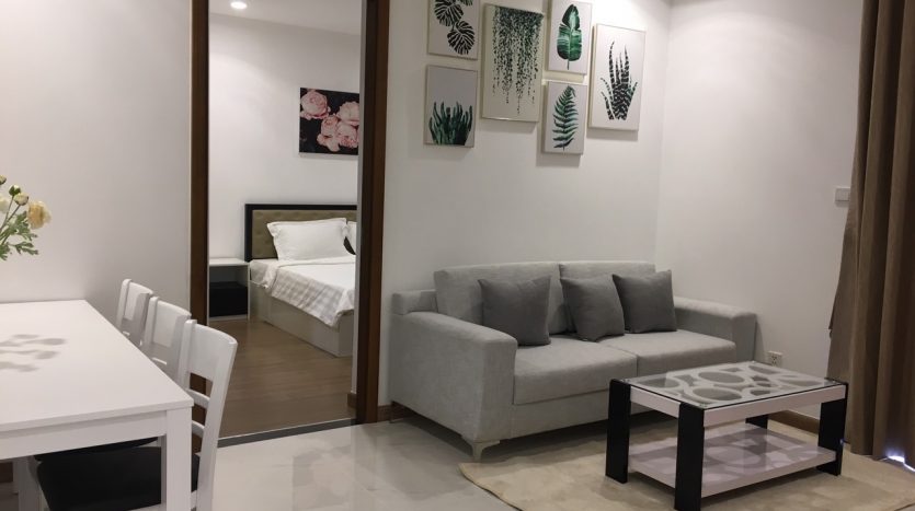 Apartment for rent in Vinhomes Central Park - Living room