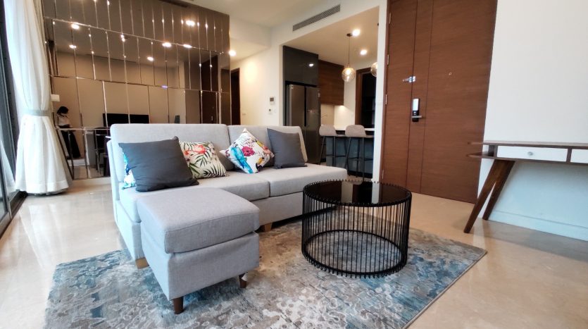 Nassim Thao Dien apartment for rent - living room