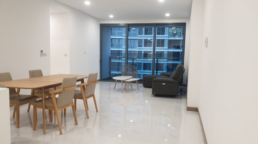 living room and dining table