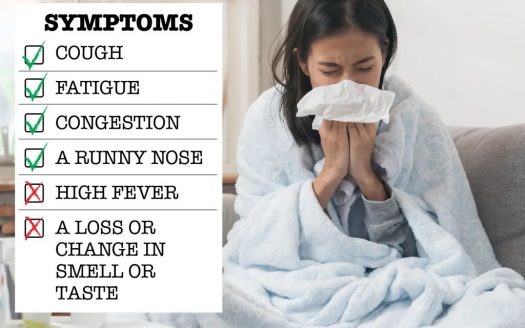 Aches and Pains while weather changes, I have Omicron symptoms or just a cold?