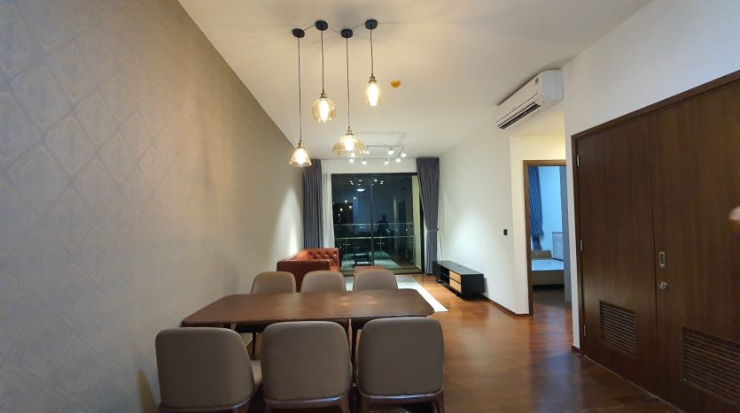 New apartment for rent in D’edge Thao Dien - Warm atmosphere with basic furniture