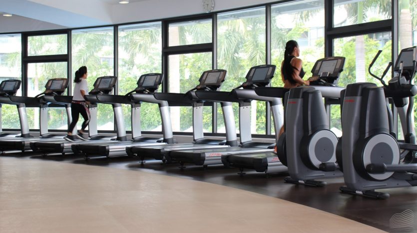 Modern gym with advanced facility
