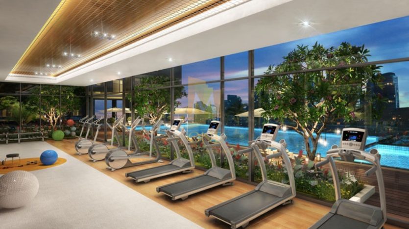Modern gym makes you want to work out