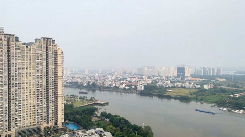 Incredible view of the Saigon River