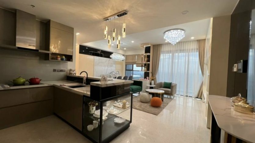 A modern kitchen