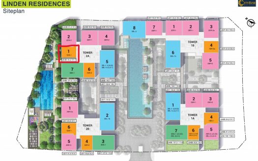 Layout of Empire City apartment