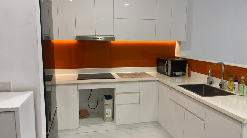 Modern kitchen with full apliances
