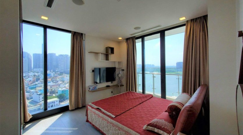 Admire river view from every room