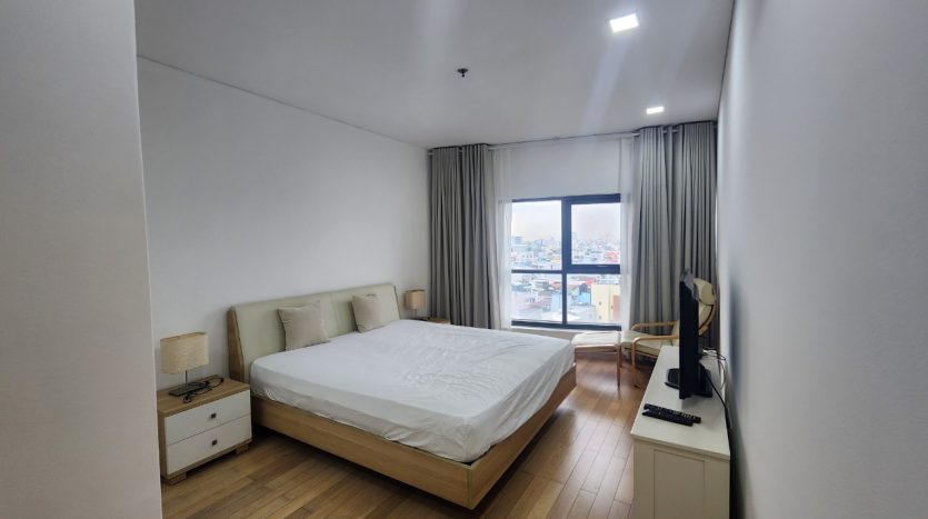 Comfotable bedroom with cool atmosphere
