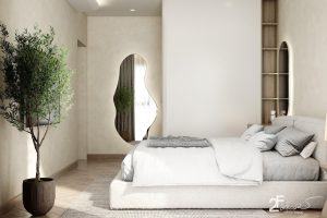 Master bedroom with high-end furnishings