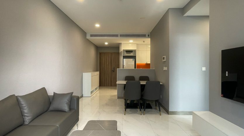 Open layout in Sunwah apartment