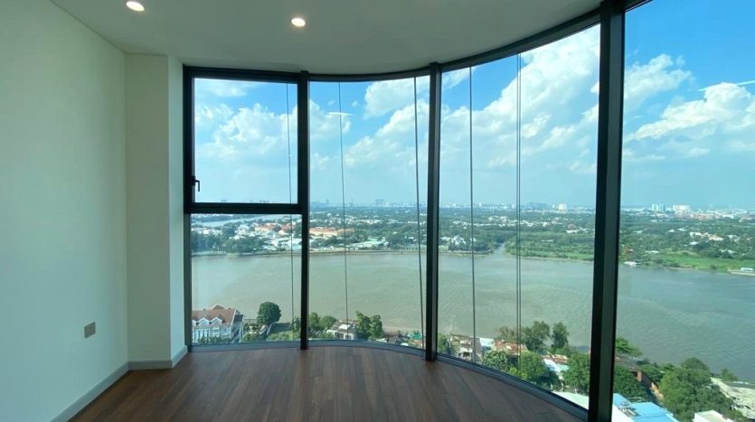 Unfurnished 3 bedroom for rent in Thao Dien Green - Fantastic river view