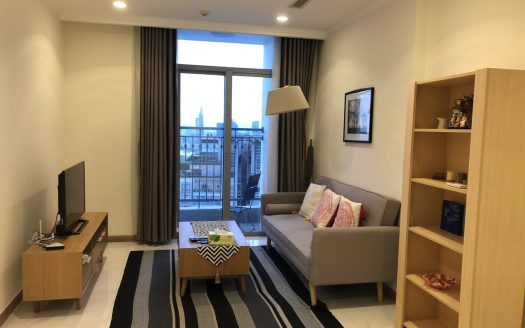 Fully furnished 1 bedroom for rent in Vinhomes Central Park on high floor