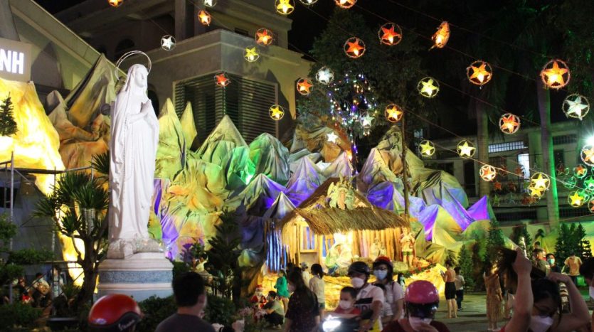 Pham The Hien religious neighborhood in Distric 8 - One of the famous check in places to celebrate Christmas in Ho Chi Minh
