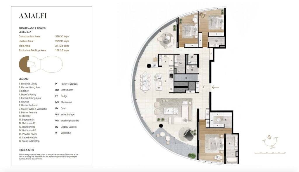 city garden penthouse layout