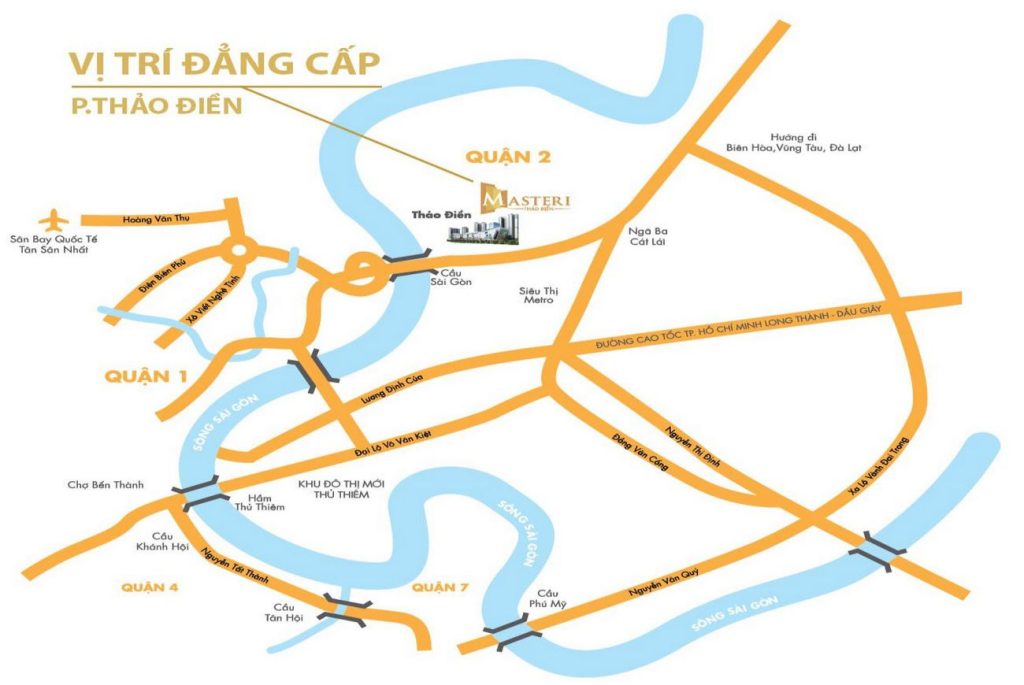 Masteri Thao Dien location in District 2