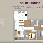 Golden House 2 bedroom layout No.12A