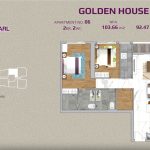 Golden House Sunwah Pearl 2 bedroom layout No.06