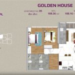 Golden House Sunwah Pearl 2 bedroom layout No.05