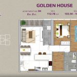 Golden House Sunwah Pearl 2 bedroom layout No.04