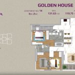 Golden House 3 bedroom layout No.14