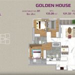 Golden House 3 bedroom layout No.01