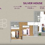 Silver House Sunwah Pearl 2 bedroom layout No.08