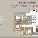 Silver House Sunwah Pearl 3 bedroom layout No.09