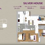 Silver House Sunwah Pearl 3 bedroom layout No.06