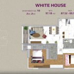 white house layout 2 bedroom apartment No.10