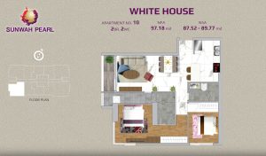 white house layout 2 bedroom apartment No.10