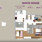 white house layout 2 bedroom apartment No.06