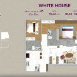 white house layout 2 bedroom apartment No.05