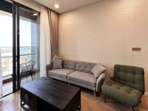 Lumiere Riverside 2 bedrooms for lease modern style, full furniture