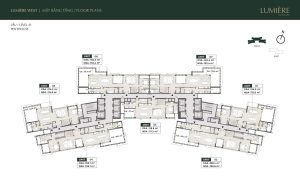 West Lumiere Riverside penthouse layout